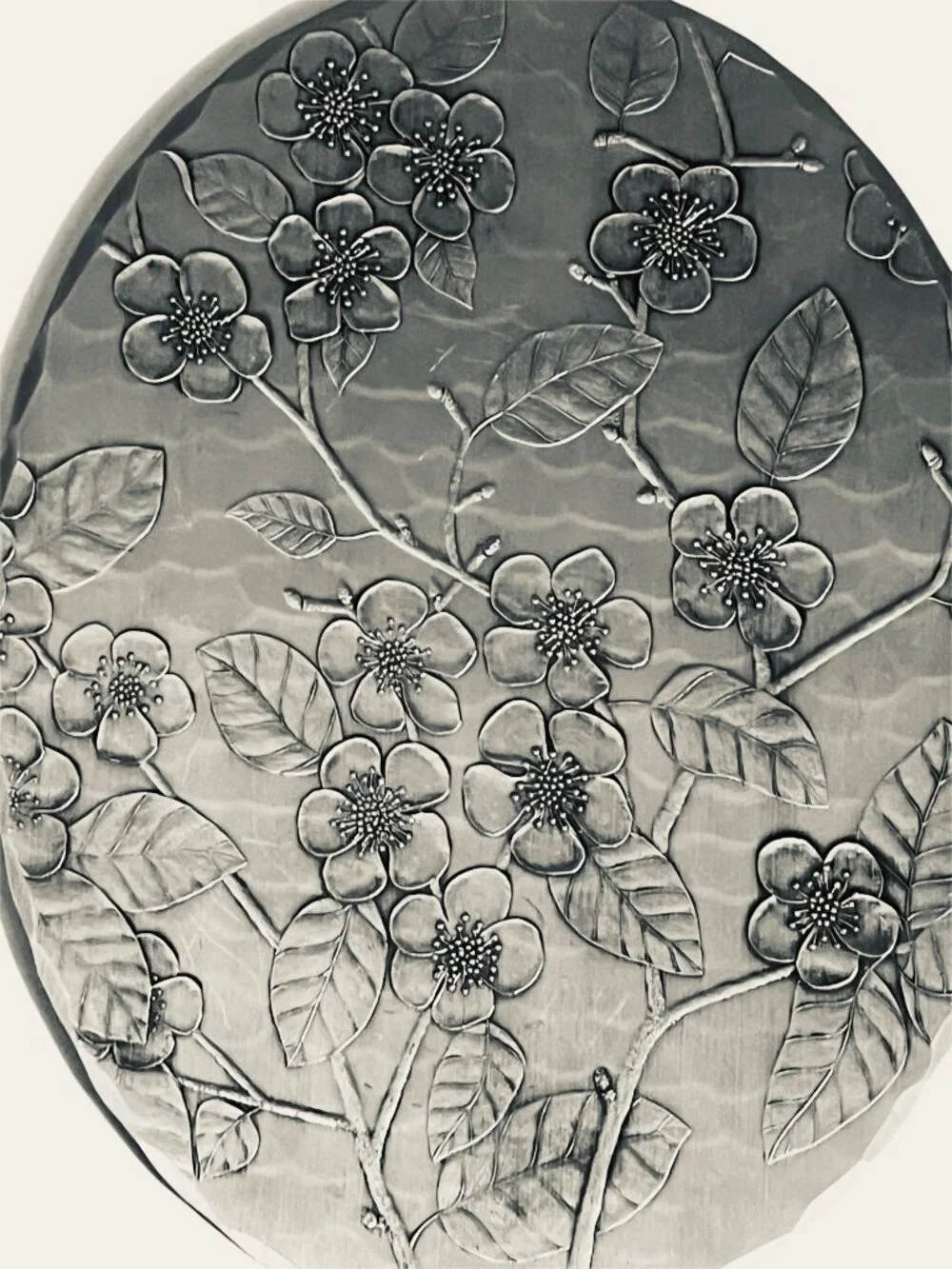 Wendell August Forge Trivets Dogwood Blossom Aluminum Oval 9.25